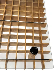 XL Kyoto Graphic Coffee Table by Gianfranco Frattini for Ghianda / Knoll, 1974